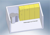 Lagerraum Schrank Typ 4